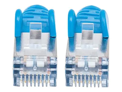 Intellinet Network Patch Cable, Cat6, 15m, Blue, Copper, S/FTP, LSOH / LSZH, PVC, RJ45, Gold Plated Contacts, Snagless, Booted, Lifetime Warranty, Polybag - Patch-Kabel - RJ-45 (M) 735865