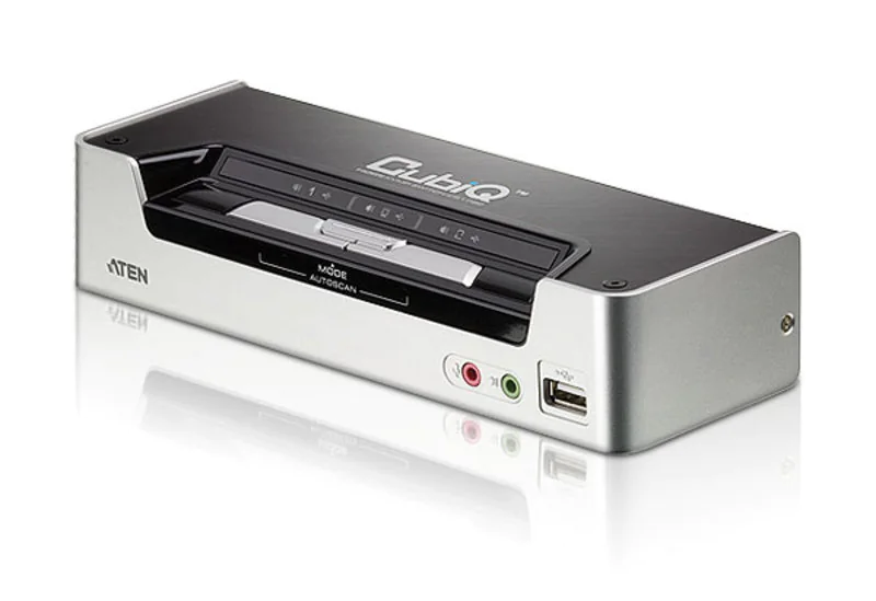 ATEN CubiQ CS1792 - KVM-/Audio-Switch - 2 x KVM/Audio - 1 lokaler Benutzer - Desktop ATEN CubiQ CS1792 - KVM-/Audio-Switch - 2 x KVM/Audio - 1 lokaler Benutzer - Desktop