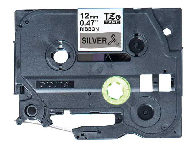 Brother TZe-R931 - Seidig - Schwarz auf Silber - Rolle (1,2 cm x 4 m) 1 Kassette(n) Band - für Brother PT-D210, D600, H110, H200; P-Touch PT-1005, E310, P900; P-Touch Cube Plus PT-P710