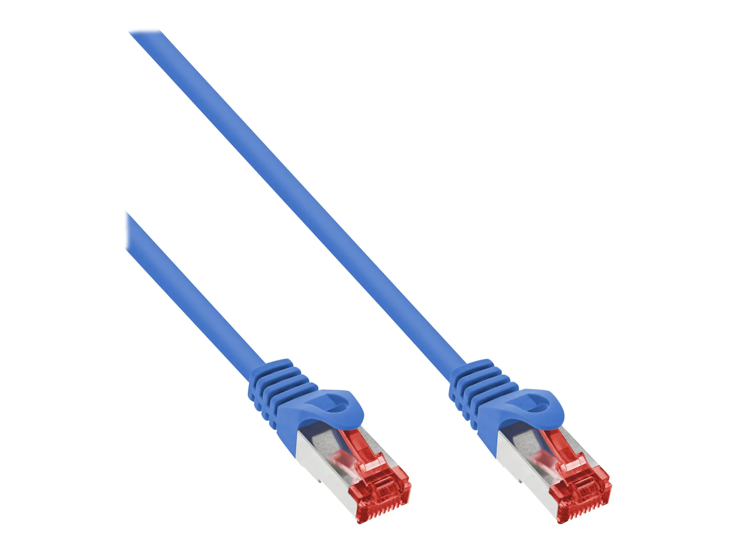 InLine 30er Bulk-Pack Patchkabel - S/FTP (PiMf) - Cat.6 - PVC - CU - blau - 3m B-76403B