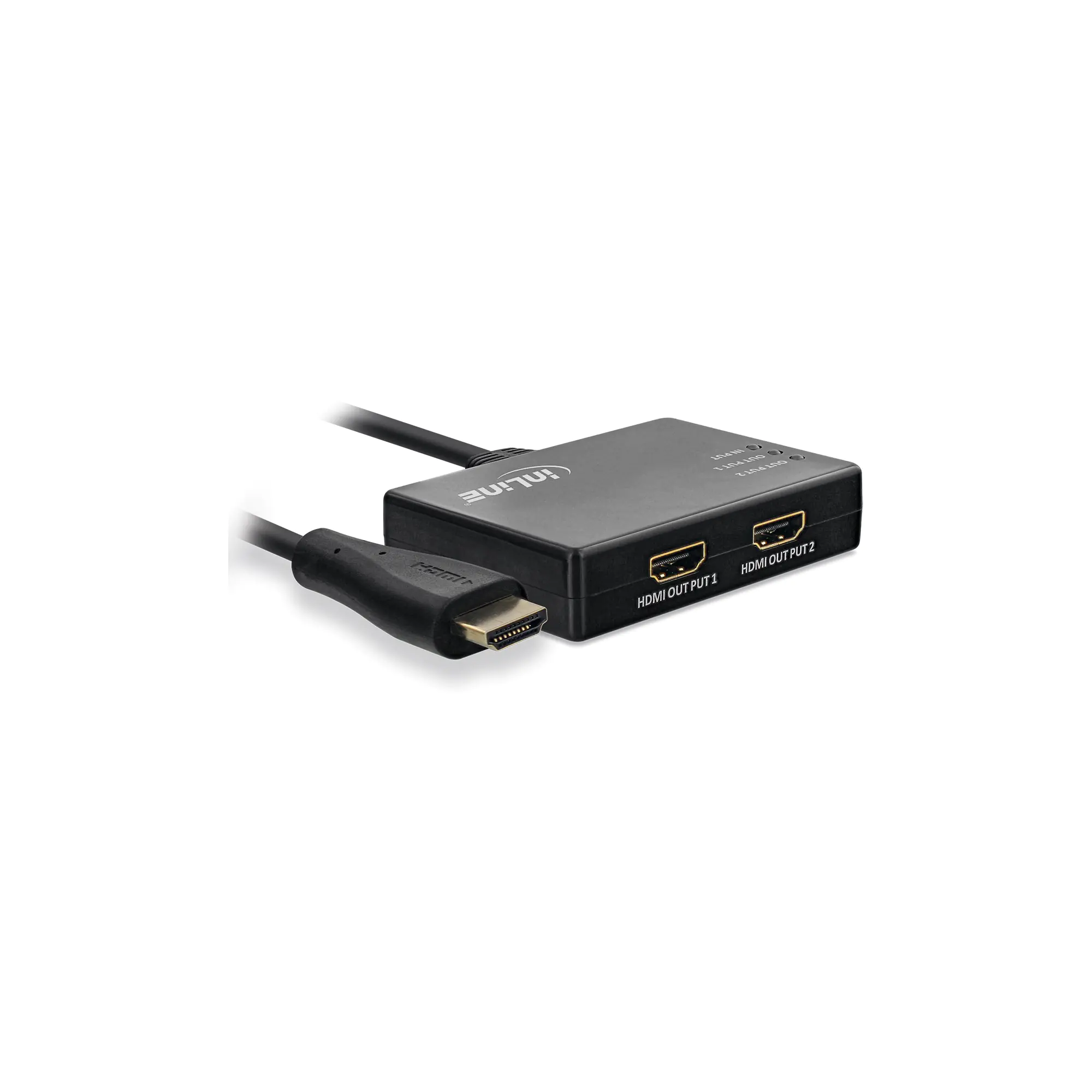 InLine - Video-/Audio-Splitter - 2 x HDMI - Desktop InLine - Video-/Audio-Splitter - 2 x HDMI - Desktop