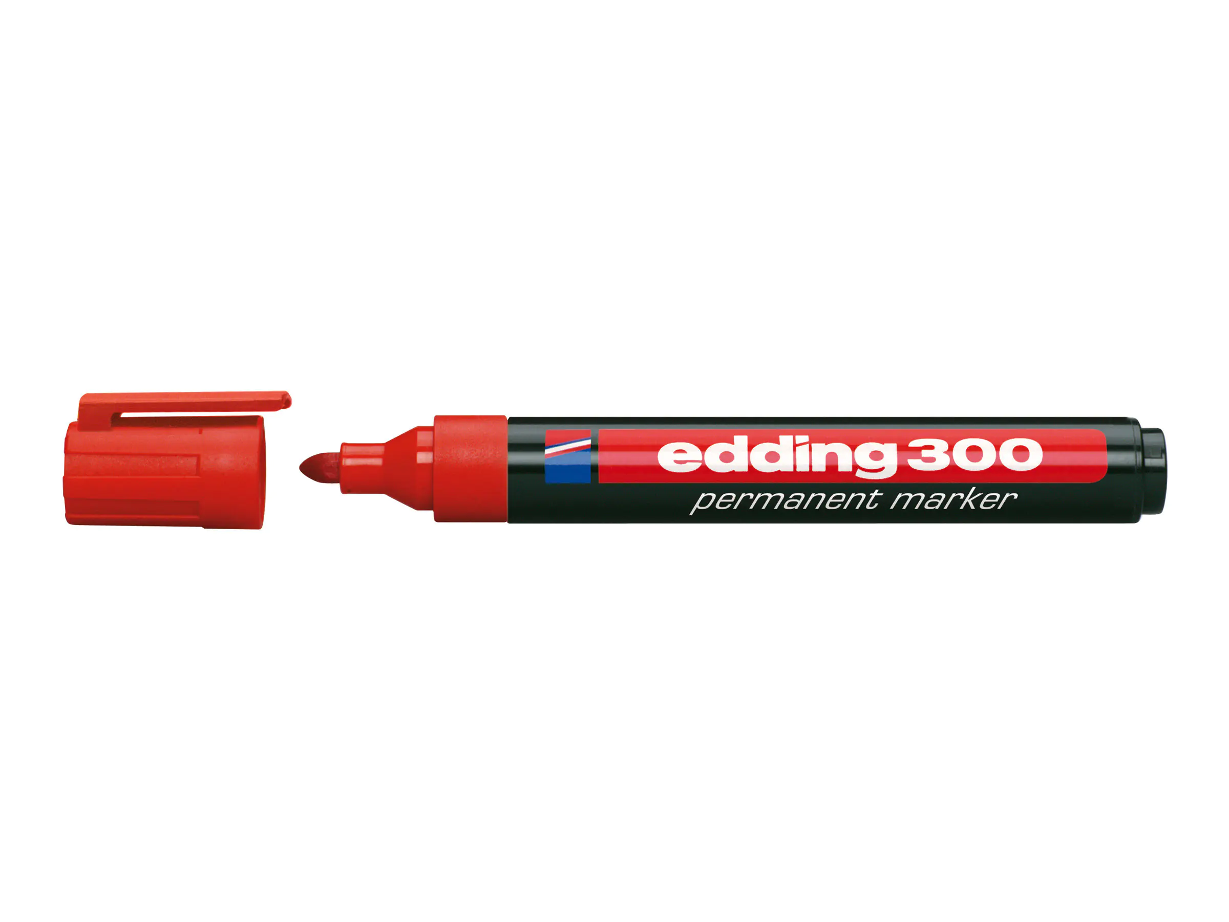 edding Permanentmarker 300 4-300002 1,5-3mm Rundspitze nachfüllbar rt