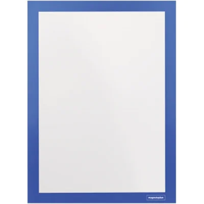 magnetoplan® Magnetrahmen magnetofix DIN A4 Polypropylen blau 2 St./Pack. magnetoplan® Magnetrahmen magnetofix DIN A4 Polypropylen blau 2 St./Pack.