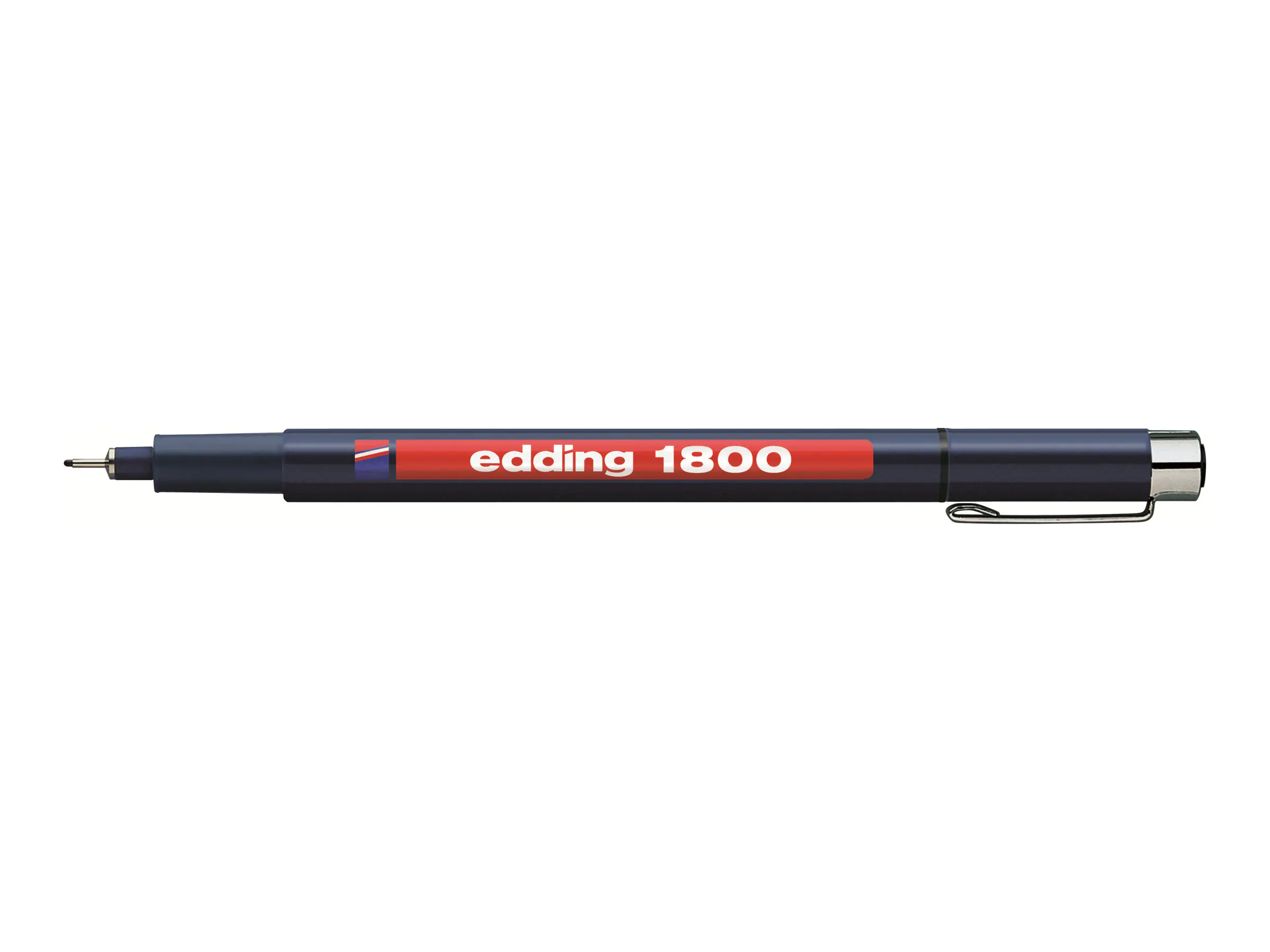 EDDING 1800 - Fineliner - Schwarz - Pigmenttinte 4-180005001
