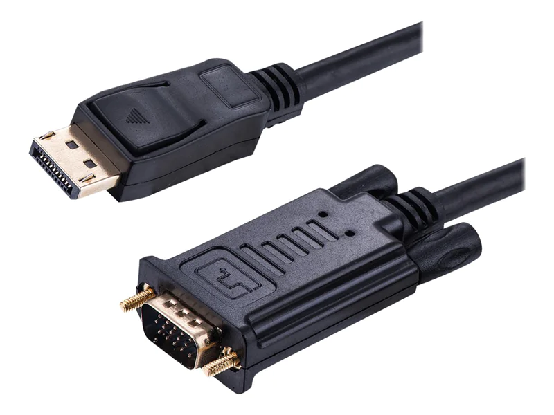 Roline - Adapterkabel - DisplayPort (M) zu HD-15 (VGA) (M) - 3 m - 1080p-Unterstützung - Schwarz
