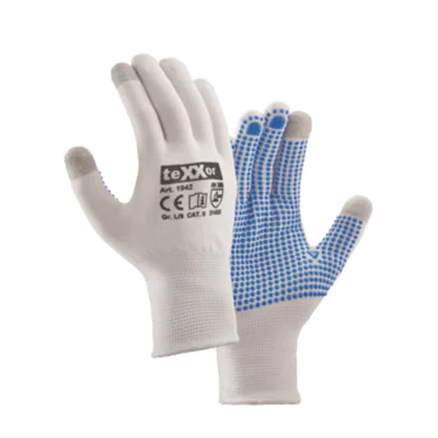 teXXor® Arbeitshandschuhe TOUCH 7 Nylon/Elasthan/Kupfer weiß/blau teXXor® Arbeitshandschuhe TOUCH 7 Nylon/Elasthan/Kupfer weiß/blau