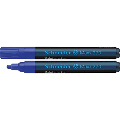 Schneider Lackmarker Maxx 270 127003 1-3mm Rundspitze blau Schneider Lackmarker Maxx 270 127003 1-3mm Rundspitze blau