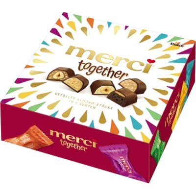 merci together Praline 175 g/Pack. merci together Praline 175 g/Pack.