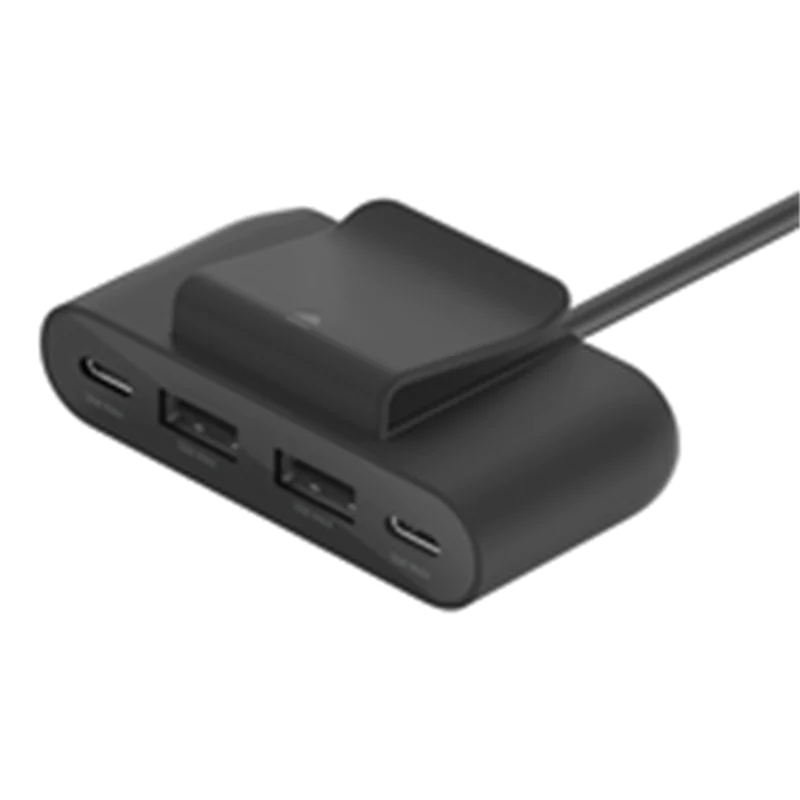 Belkin BoostCharge - Ladesteifen - 4 Ausgabeanschlussstellen (2 x USB-C, 2 x USB) BUZ001BT2MBKB7