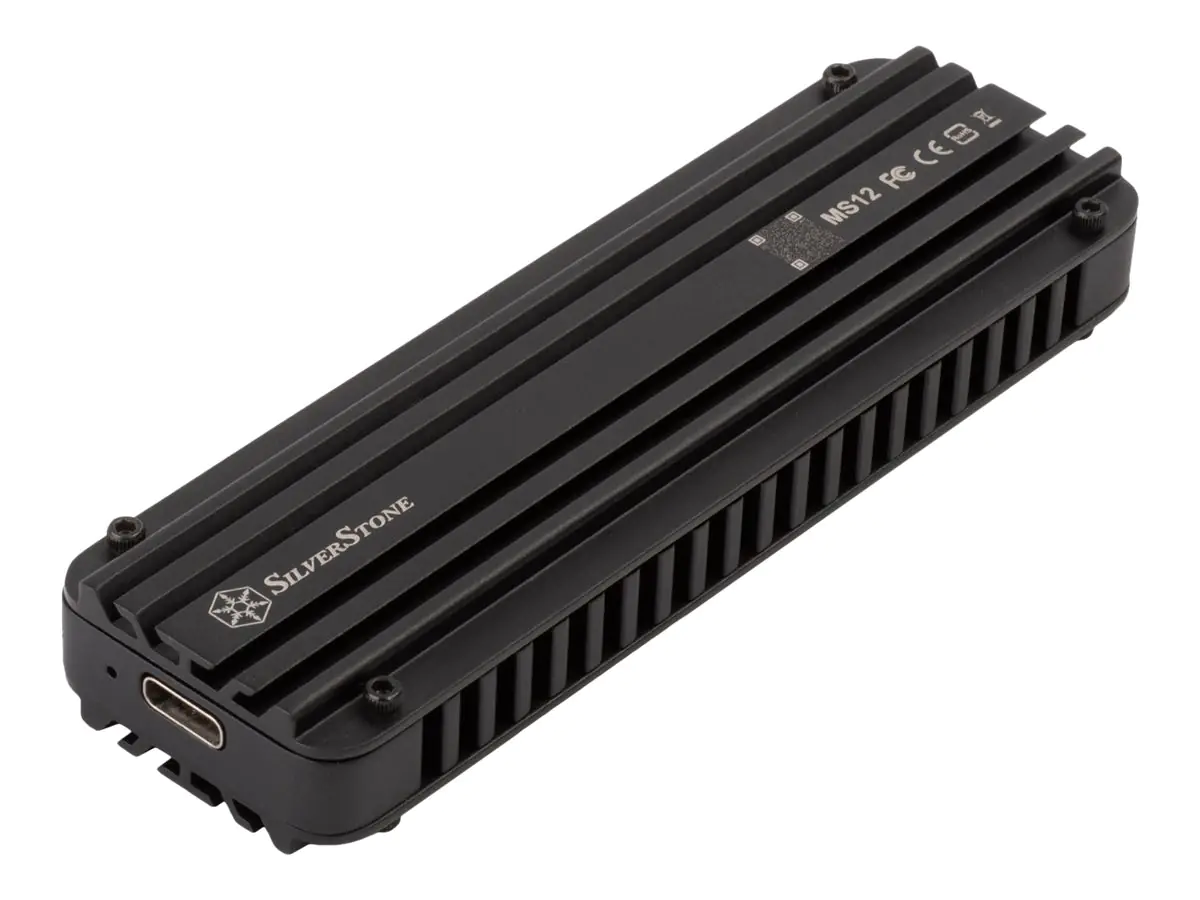 SilverStone MS12 - Speichergehäuse - M.2 - M.2 NVMe Card - USB 3.2 (Gen 2x2) SST-MS12