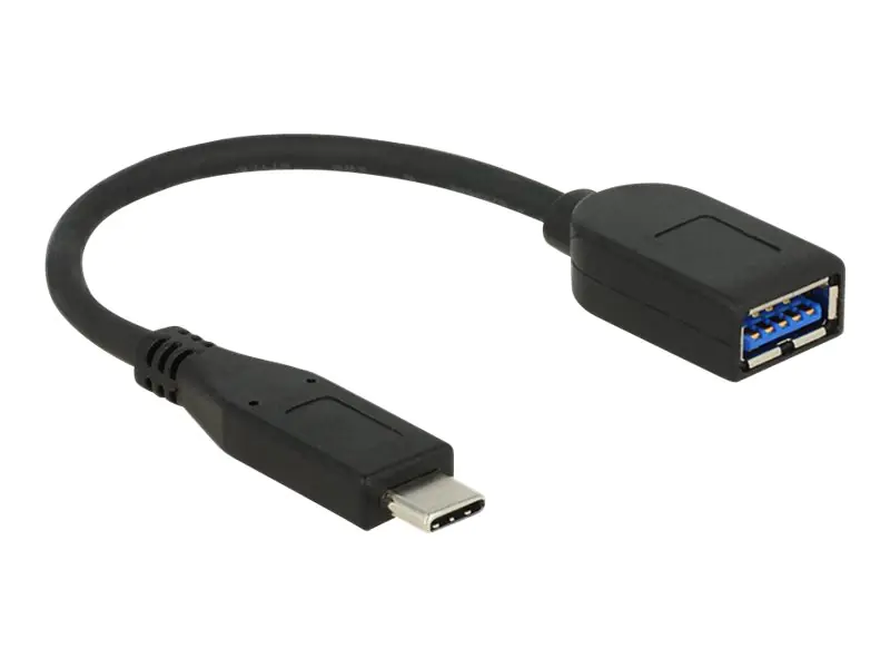 DeLOCK Premium - USB-Adapter - USB Typ A (W) bis USB-C (M) - USB 3.1 Gen 2 - 10 cm - Schwarz DeLOCK Premium - USB-Adapter - USB Typ A (W) bis USB-C (M) - USB 3.1 Gen 2 - 10 cm - Schwarz