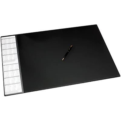 Schreibunterlage 68x44cm Seitentasche abwaschbar schwarz Schreibunterlage 68x44cm Seitentasche abwaschbar schwarz