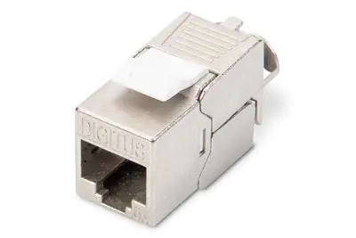DIGITUS CAT 6A Keystone Modul, geschirmt, werkzeugfreier Montageanschluss DN-93615