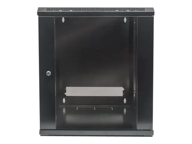 Intellinet Network Cabinet, Wall Mount (Standard), 12U, Usable Depth 410mm/Width 510mm, Black, Flatpack, Max 60kg, Metal & Glass Door, Back Panel, Removeable Sides,Suitable also for use on desk or floor, 19",Parts for wall install (eg screws/rawl plugs) n Intellinet Network Cabinet, Wall Mount (Standard), 12U, Usable Depth 410mm/Width 510mm, Black, Flatpack, Max 60kg, Metal & Glass Door, Back Panel, Removeable Sides,Suitable also for use on desk or floor, 19",Parts for wall install (eg screws/rawl plugs) n