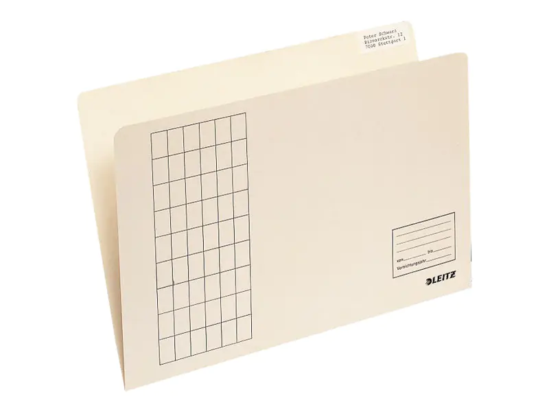 Leitz Einstellmappe DIN A4 180g/m² Kraftkarton, recycelt chamois 100 St./Pack.