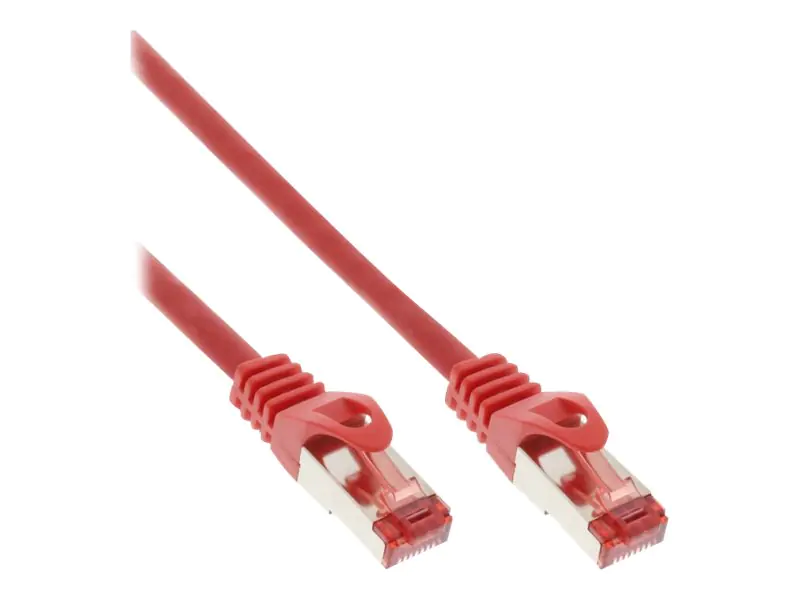 InLine - Patch-Kabel - RJ-45 (M) zu RJ-45 (M) - 5 m - SFTP, PiMF - CAT 6 - geschirmt, halogenfrei, geformt - Rot InLine - Patch-Kabel - RJ-45 (M) zu RJ-45 (M) - 5 m - SFTP, PiMF - CAT 6 - geschirmt, halogenfrei, geformt - Rot