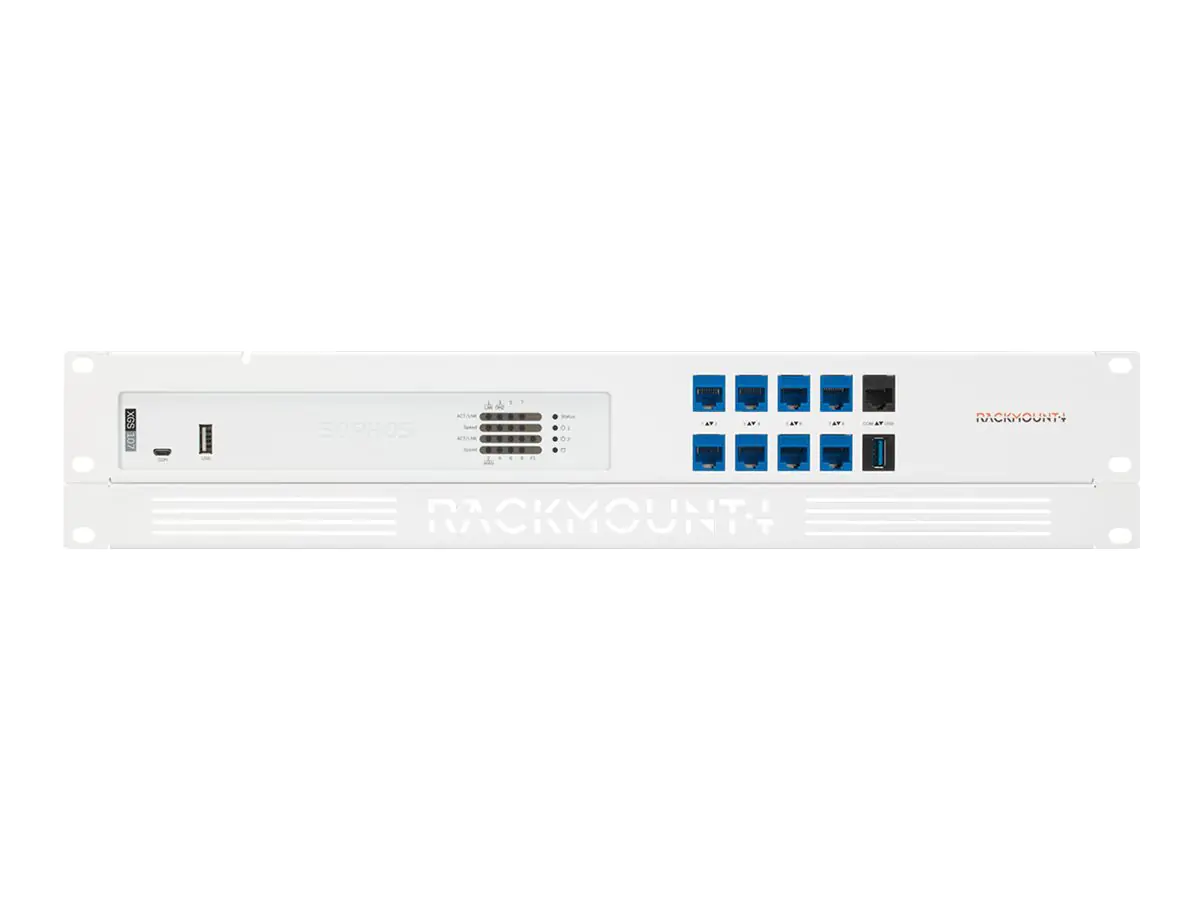 Rackmount.IT SORACK - Montagesatz für Netzwerkgeräte - Rack montierbar - signalweiß (RAL 9003) - 1.3U - 48.3 cm (19") - für Sophos XGS 107, 87 Rackmount.IT SORACK - Montagesatz für Netzwerkgeräte - Rack montierbar - signalweiß (RAL 9003) - 1.3U - 48.3 cm (19") - für Sophos XGS 107, 87