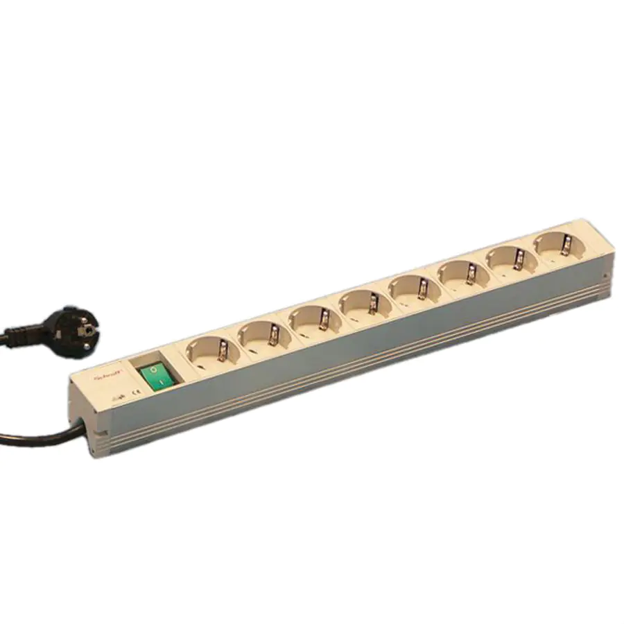 SCHROFF Pentair - Steckdosenleiste (Rack - einbaufähig) - Ausgangsanschlüsse: 8 (power CEE 7/7) 60110-206
