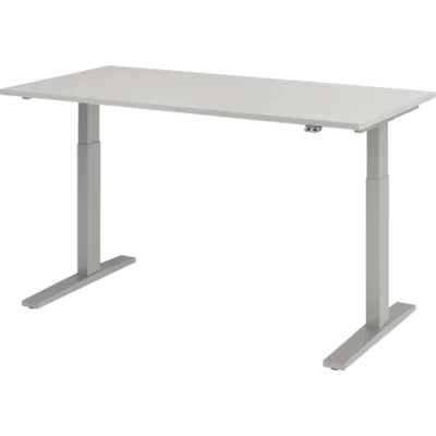 Hammerbacher Schreibt. VXMKA16/5/S el.160x80cm silber/grau Hammerbacher Schreibt. VXMKA16/5/S el.160x80cm silber/grau