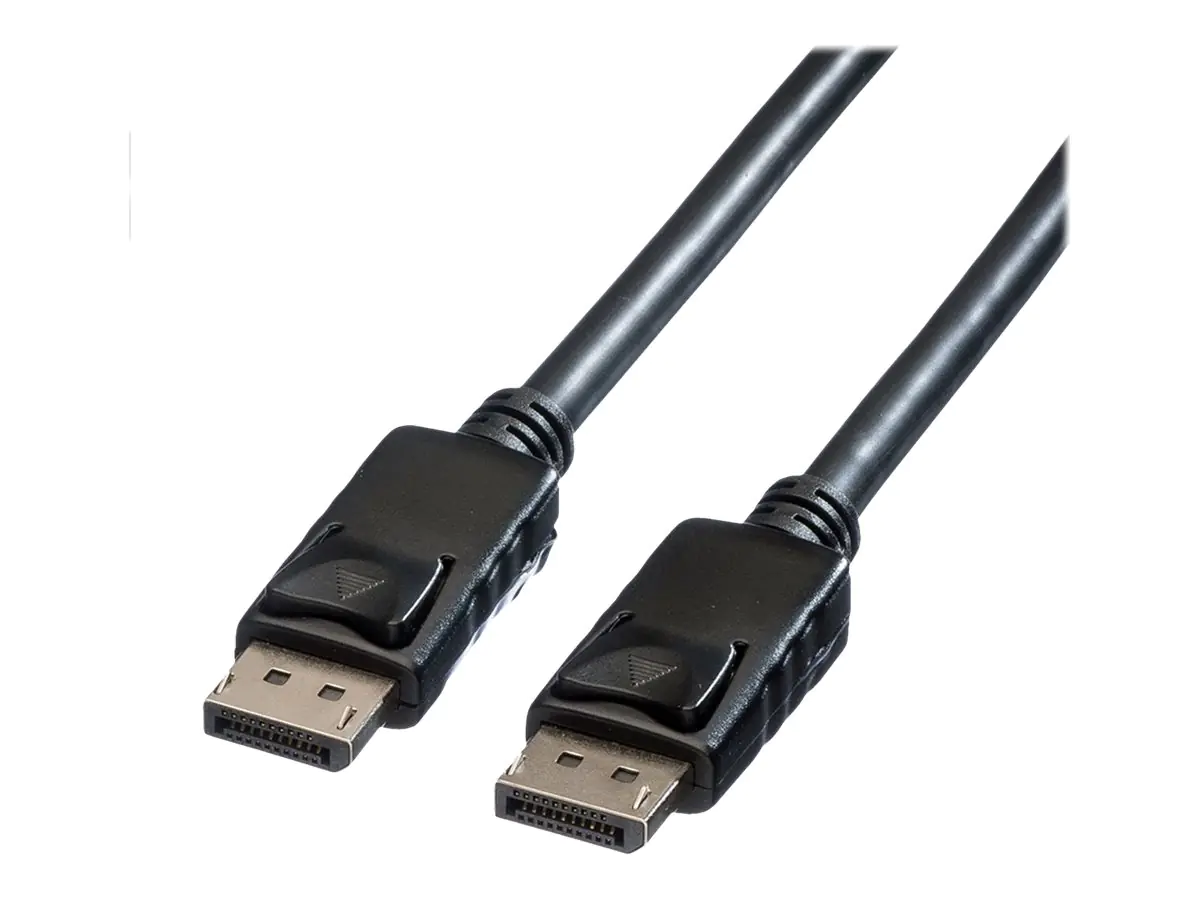 Roline - DisplayPort-Kabel - DisplayPort (M) eingerastet zu DisplayPort (M) eingerastet - DisplayPort 1.2 - 1.5 m - 4K Unterstützung - Schwarz Roline - DisplayPort-Kabel - DisplayPort (M) eingerastet zu DisplayPort (M) eingerastet - DisplayPort 1.2 - 1.5 m - 4K Unterstützung - Schwarz
