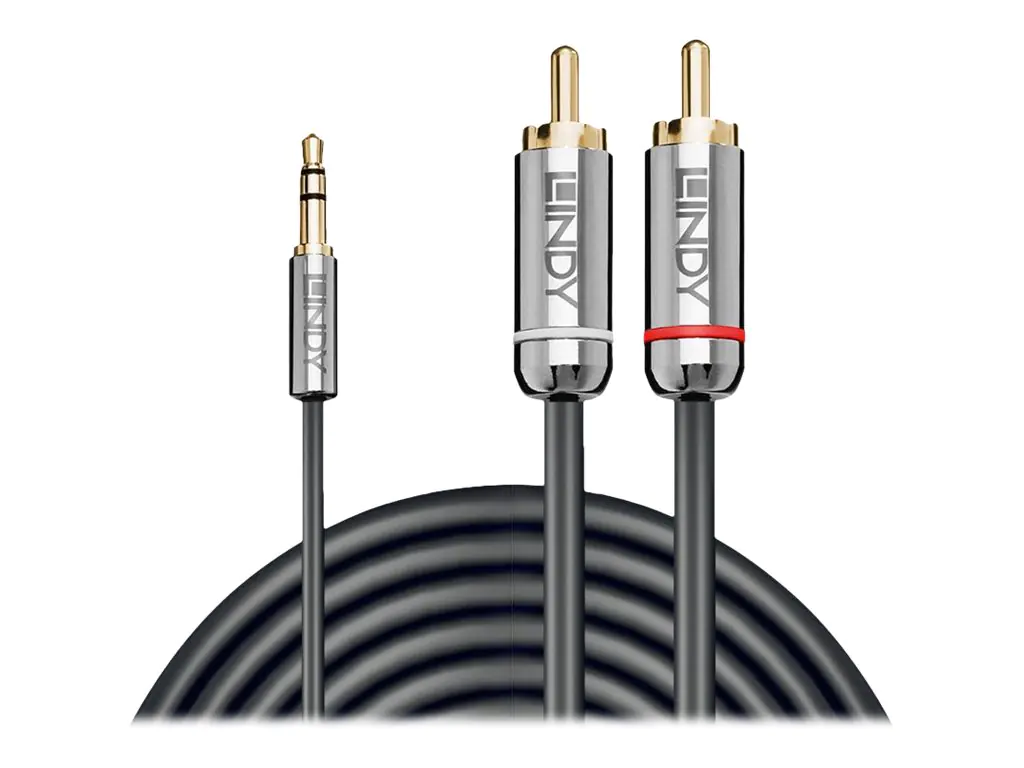 Lindy Cromo Line - Audiokabel - mini-phone stereo 3.5 mm männlich zu RCA männlich 35335