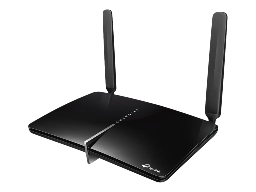 TP-Link Archer MR600 4G+ Cat6 AC1200 Wireless Dual Band - Wireless Router - WWAN 3-Port-Switch - 1GbE - Wi-Fi 5 - Dual-Band TP-Link Archer MR600 4G+ Cat6 AC1200 Wireless Dual Band - Wireless Router - WWAN 3-Port-Switch - 1GbE - Wi-Fi 5 - Dual-Band