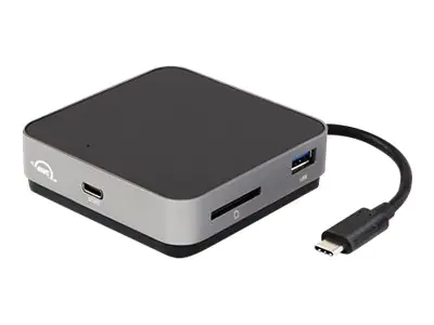 OWC Travel Dock E - Mini-Dock - USB-C 3.2 Gen 1 / Thunderbolt 3 - HDMI - 1GbE