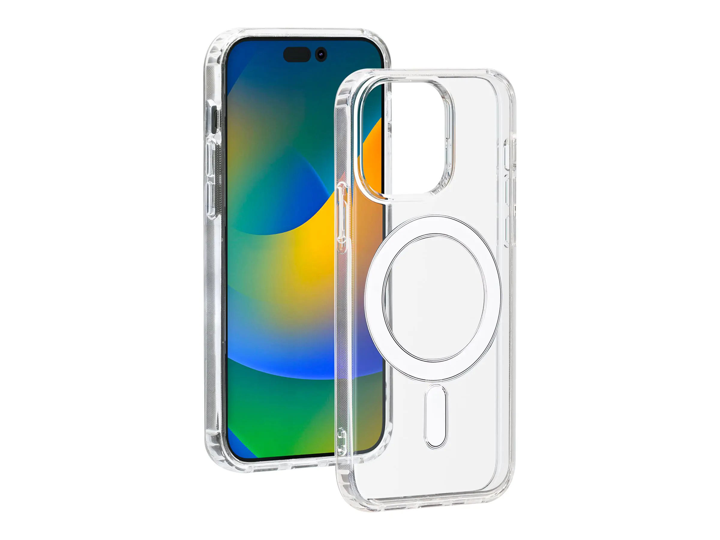 Bigben Interactive BIGBEN Connected Hybrid - Hintere Abdeckung für Mobiltelefon - MagSafe-Kompatibilität - Thermoplastisches Polyurethan (TPU) COVMAGIP15P