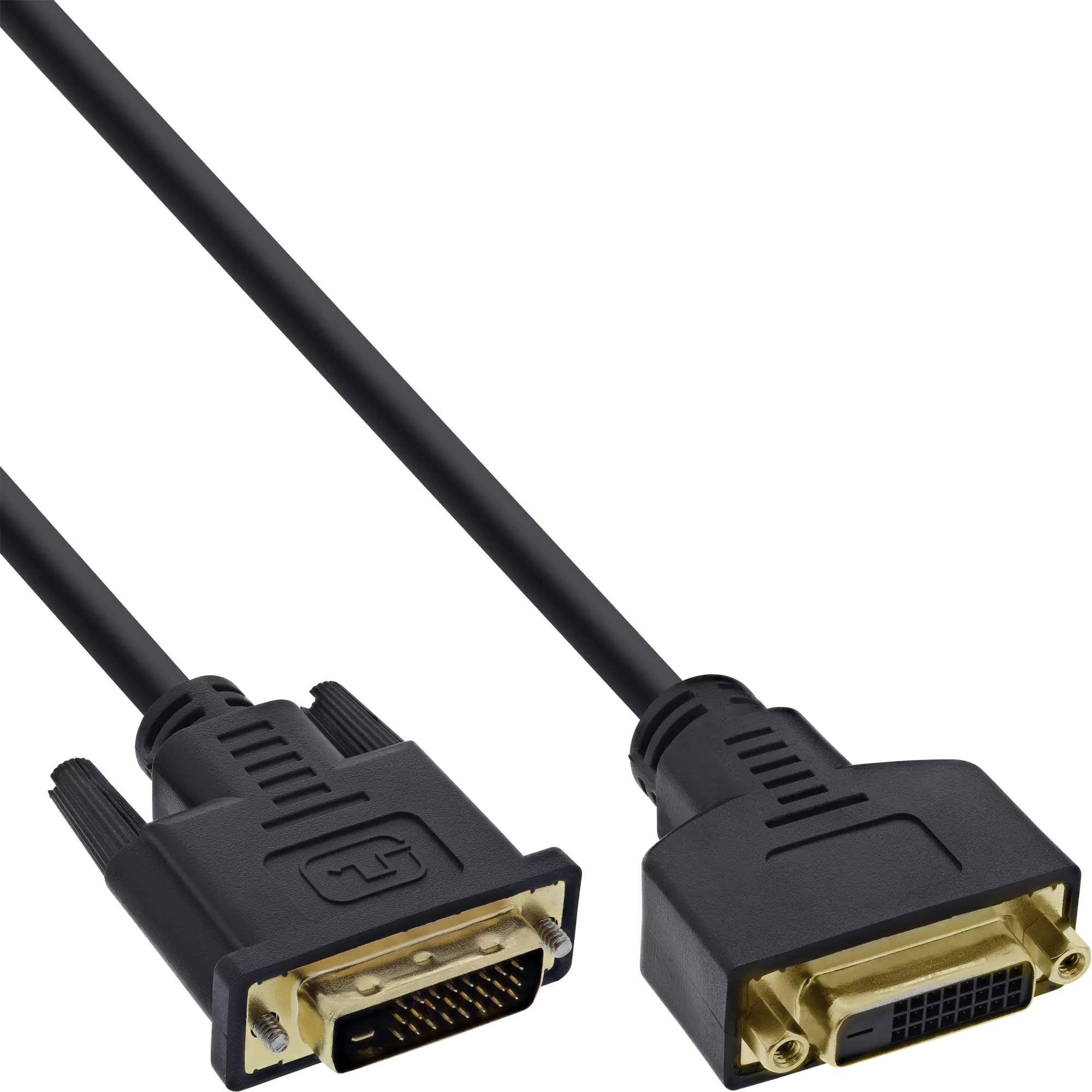 InLine Premium - DVI-Verlängerungskabel - Dual Link - DVI-D (M) zu DVI-D (W) - 3 m - Schwarz InLine Premium - DVI-Verlängerungskabel - Dual Link - DVI-D (M) zu DVI-D (W) - 3 m - Schwarz