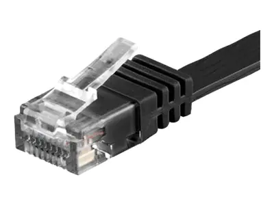 goobay - Netzwerkkabel - RJ-45 (M) zu RJ-45 (M) - 50 cm - UTP - CAT 6 - geformt, flach - Schwarz goobay - Netzwerkkabel - RJ-45 (M) zu RJ-45 (M) - 50 cm - UTP - CAT 6 - geformt, flach - Schwarz
