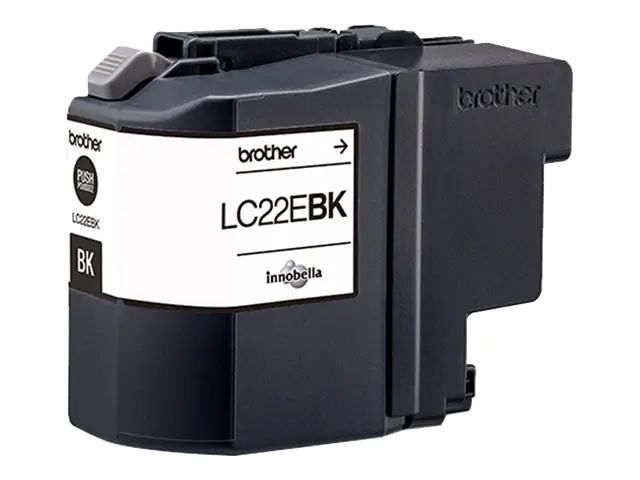 Brother LC22EBK - Sehr hohe Ergiebigkeit - Schwarz - Original - Tintenpatrone - für Brother MFC-J5920DW Brother LC22EBK - Sehr hohe Ergiebigkeit - Schwarz - Original - Tintenpatrone - für Brother MFC-J5920DW