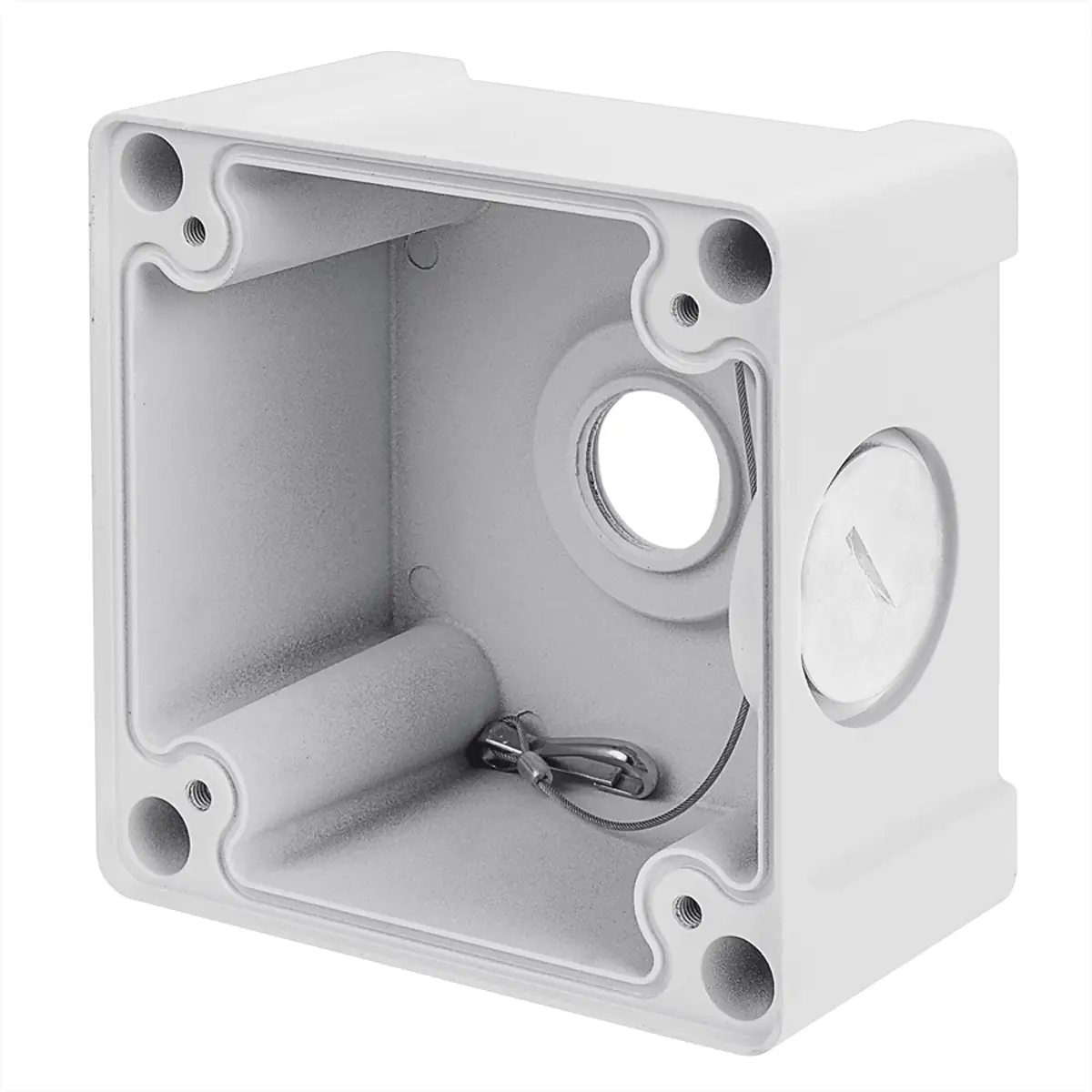 Vivotek AM-719 - Anschlusskasten für Kamera - Pfosten montierbar - Außenbereich - weiß - für Vivotek IB9365-HT-A (4-9mm); S Series IB9365-LPR