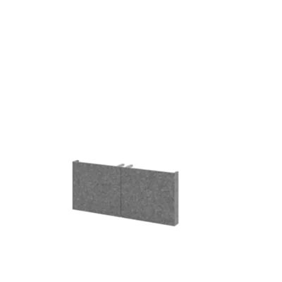 Hammerbacher Akustiktür FlexWall Hammerbacher Regalsystem FlexWall 1 Ordnerhöhe 377 x 326 mm (B x H) Vlies türkis 2 St./Pack.