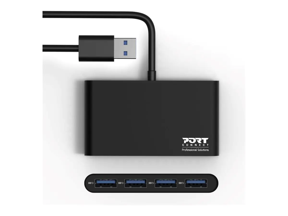 PORT Designs PORT Connect - Hub - 4 x SuperSpeed USB 3.0 900121