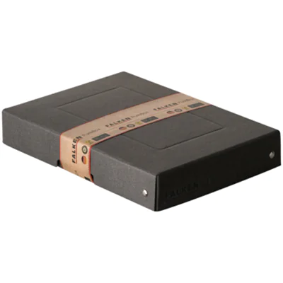 Falken Aufbewahrungsbox PureBox Black 18 x 4 x 25 cm (B x H x T) DIN A5 Pappe schwarz