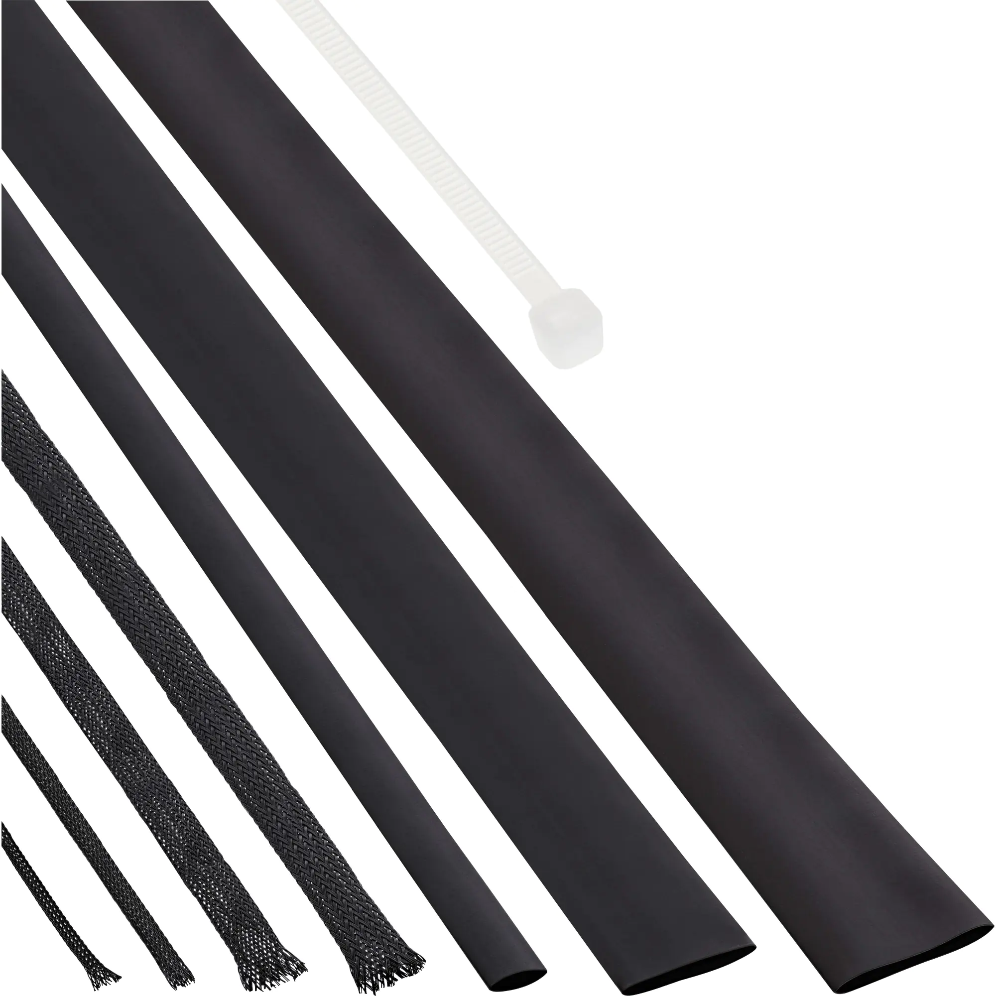 InLine - Kabel-Management-Kit - Schwarz