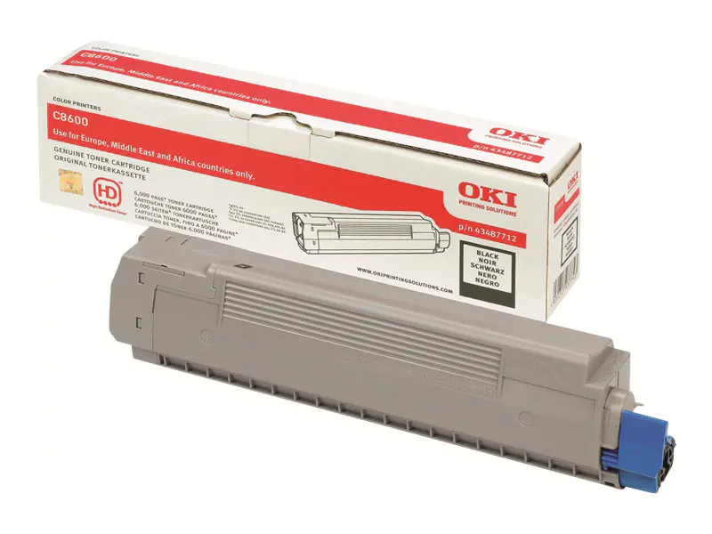 OKI Schwarz - original - Tonerpatrone - für 43487712