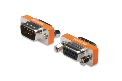ASSMANN - Nullmodemadapter - DB-9 (M) zu DB-9 (W) - Daumenschrauben