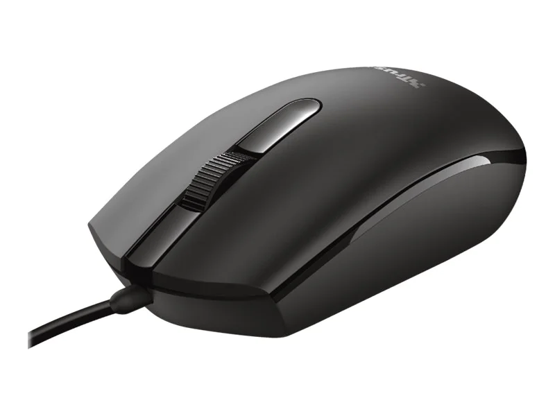 Trust TM-101 - Maus - rechts- und linkshändig - optisch - 3 Tasten - kabelgebunden - USB