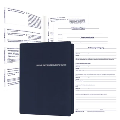 RNK Verlag Vorsorgemappe Meine Patientenverfügung 2 Personen Umfangreiche Erläuterungen, je 2 x Patientenverfügung, Vorsorgevollmacht, Betreuungsverfügung, Anmeldungen zum Zentralen Vorsorgeregister, Organspendeausweis, Hinweiskarten für Brieftasche RNK Verlag Vorsorgemappe Meine Patientenverfügung 2 Personen Umfangreiche Erläuterungen, je 2 x Patientenverfügung, Vorsorgevollmacht, Betreuungsverfügung, Anmeldungen zum Zentralen Vorsorgeregister, Organspendeausweis, Hinweiskarten für Brieftasche