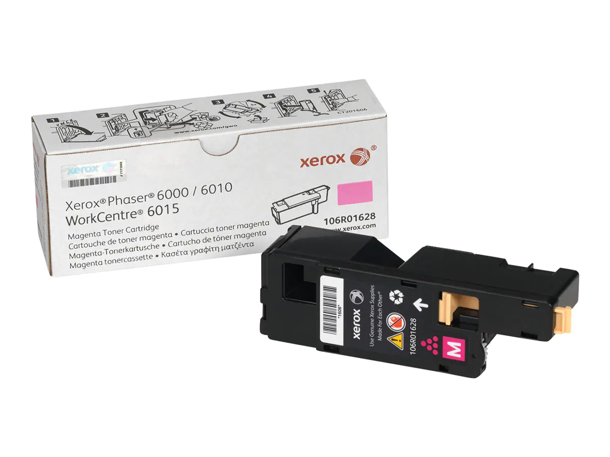 Xerox Phaser 6010 - Magenta - Original - Tonerpatrone - für Phaser 6000, 6010, 6010N; WorkCentre 6015B, 6015N, 6015NI, 6015V_BC, 6015V_NIC Xerox Phaser 6010 - Magenta - Original - Tonerpatrone - für Phaser 6000, 6010, 6010N; WorkCentre 6015B, 6015N, 6015NI, 6015V_BC, 6015V_NIC