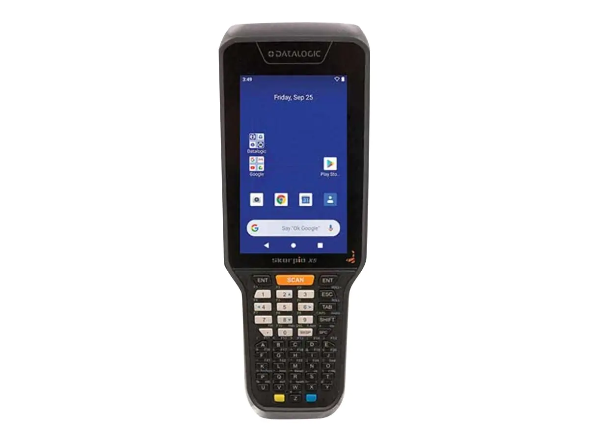 Datalogic Skorpio X5 - Datenerfassungsterminal - robust - Android 10 - 32 GB - 10.9 cm (4.3") Farbe TFT (800 x 480) - Kamera auf Rückseite - Barcodeleser - (Linear-Imager) - USB-Host - microSD-Steckplatz - Wi-Fi 5, NFC, Bluetooth
