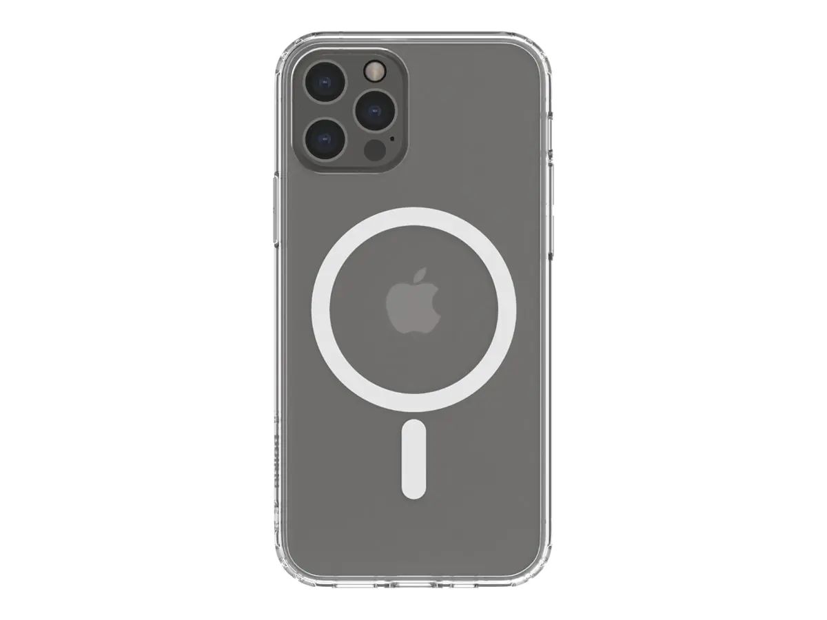 Belkin SheerForce - Hintere Abdeckung für Mobiltelefon - kompatibel mit MagSafe - klar - dünn, leicht - für Apple iPhone 14 Plus