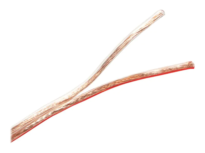 LogiLink - Lautsprecherkabel - 0.75 mm² - 25 m - durchsichtig
