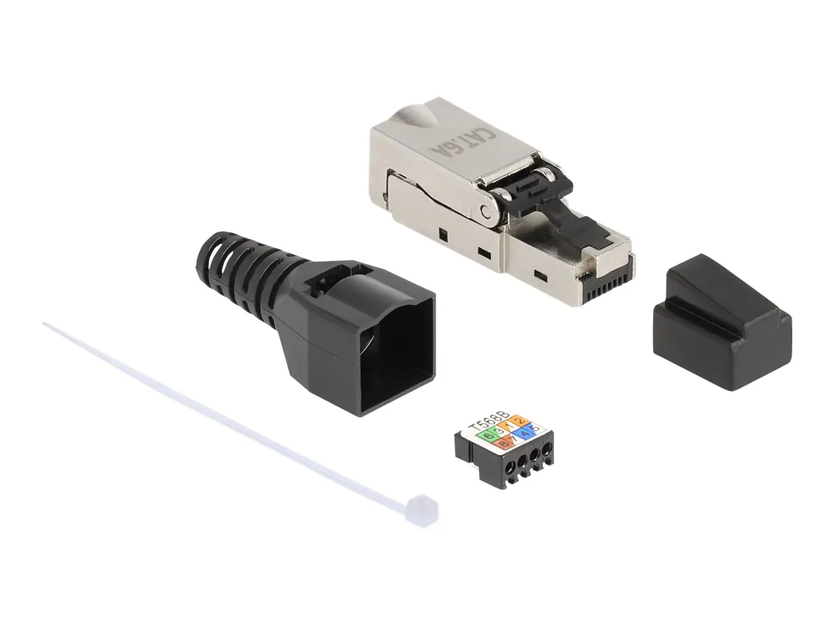 Delock - Keystone Jack - CAT 6a - RJ-45, LSA