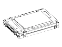 Kioxia CD8 Series - SSD - 3.84 TB - intern - 2.5" (6.4 cm) KCD8XRUG3T84