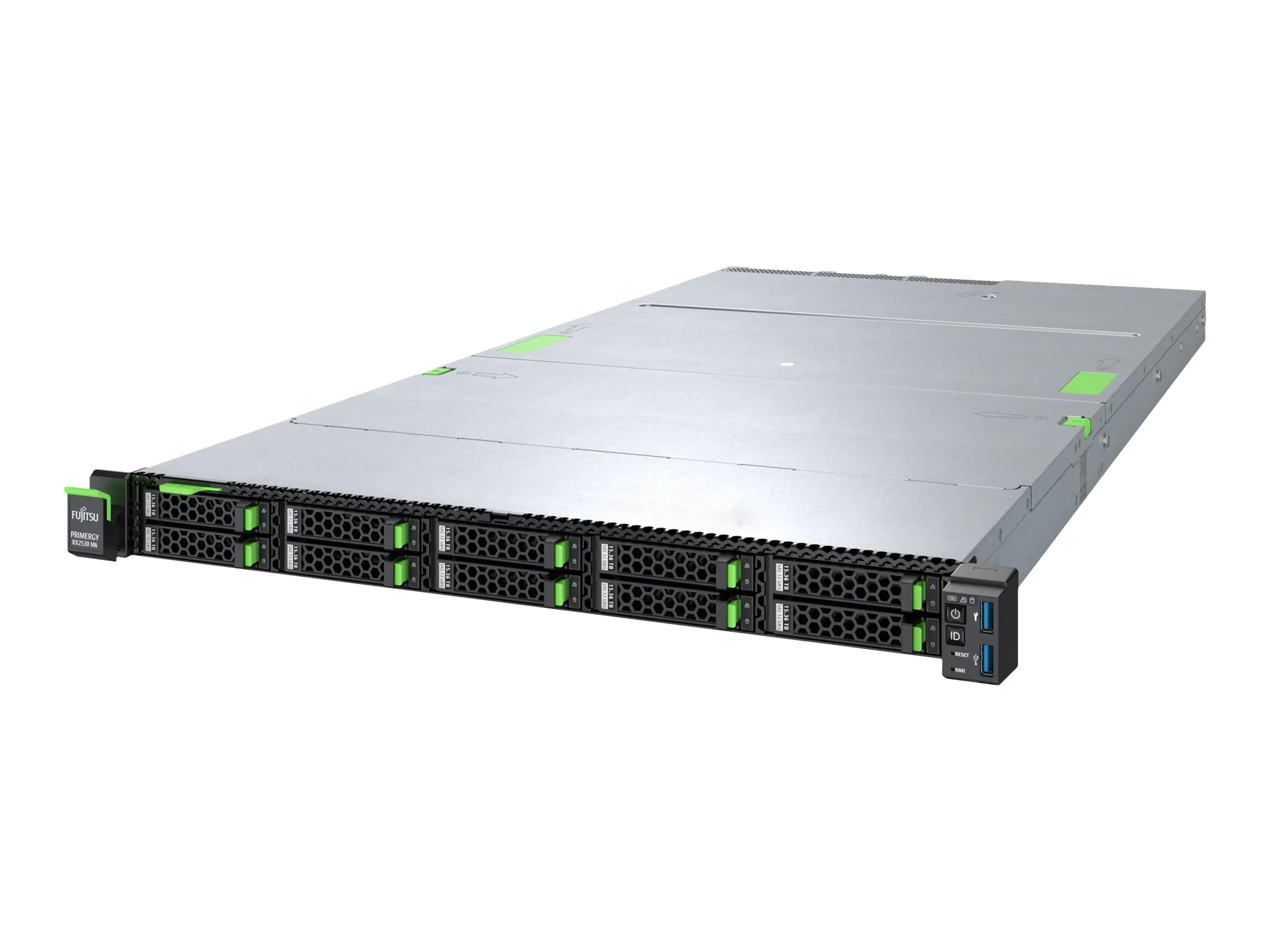 Fujitsu PRIMERGY RX2530 M6 - Server - Rack-Montage - 1U - zweiweg - 1 x Xeon Silver 4309Y / 2.8 GHz - RAM 16 GB - SATA - Hot-Swap 8.9 cm (3.5") Schacht/Schächte - keine HDD - kein Betriebssystem - Monitor: keiner
