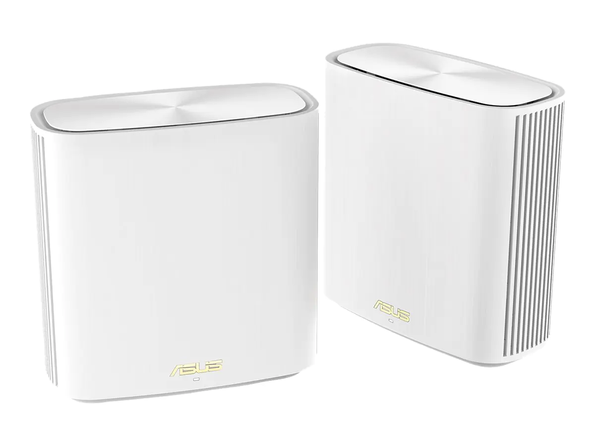 ASUS ZenWiFi XD6 - WLAN-System - (2 Router) - bis zu 500 qm - Netz 1GbE - Wi-Fi 6 - Dual-Band