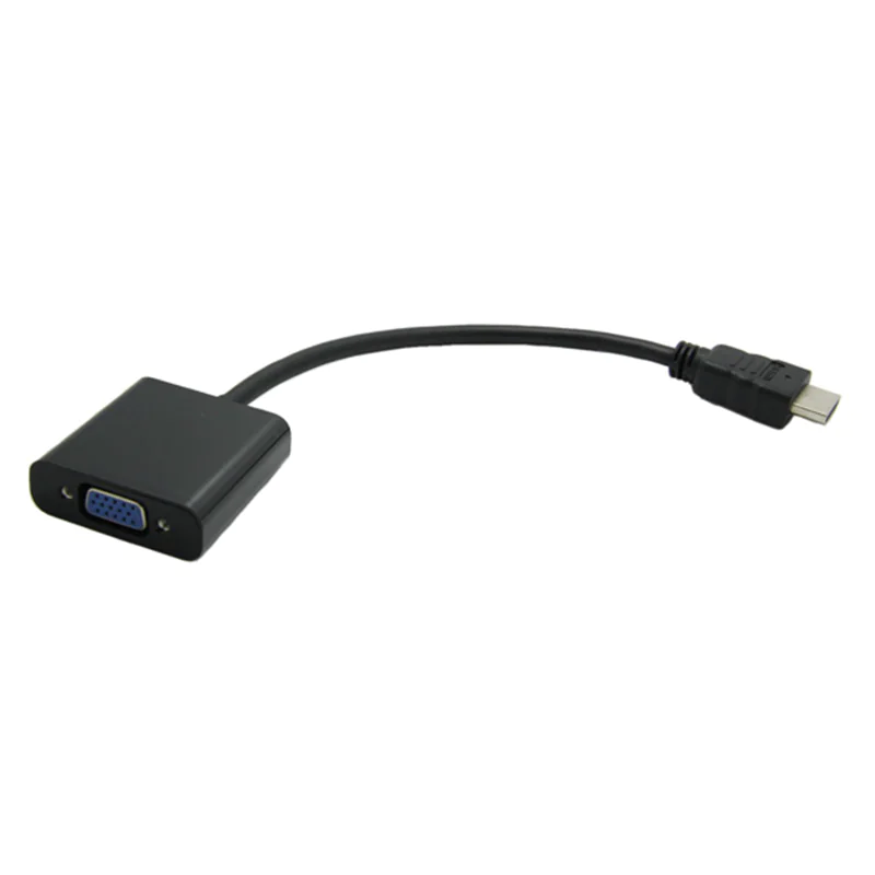 VALUE - Videoadapter - HD-15 (VGA) weiblich zu HDMI männlich - 15 cm - Schwarz VALUE - Videoadapter - HD-15 (VGA) weiblich zu HDMI männlich - 15 cm - Schwarz
