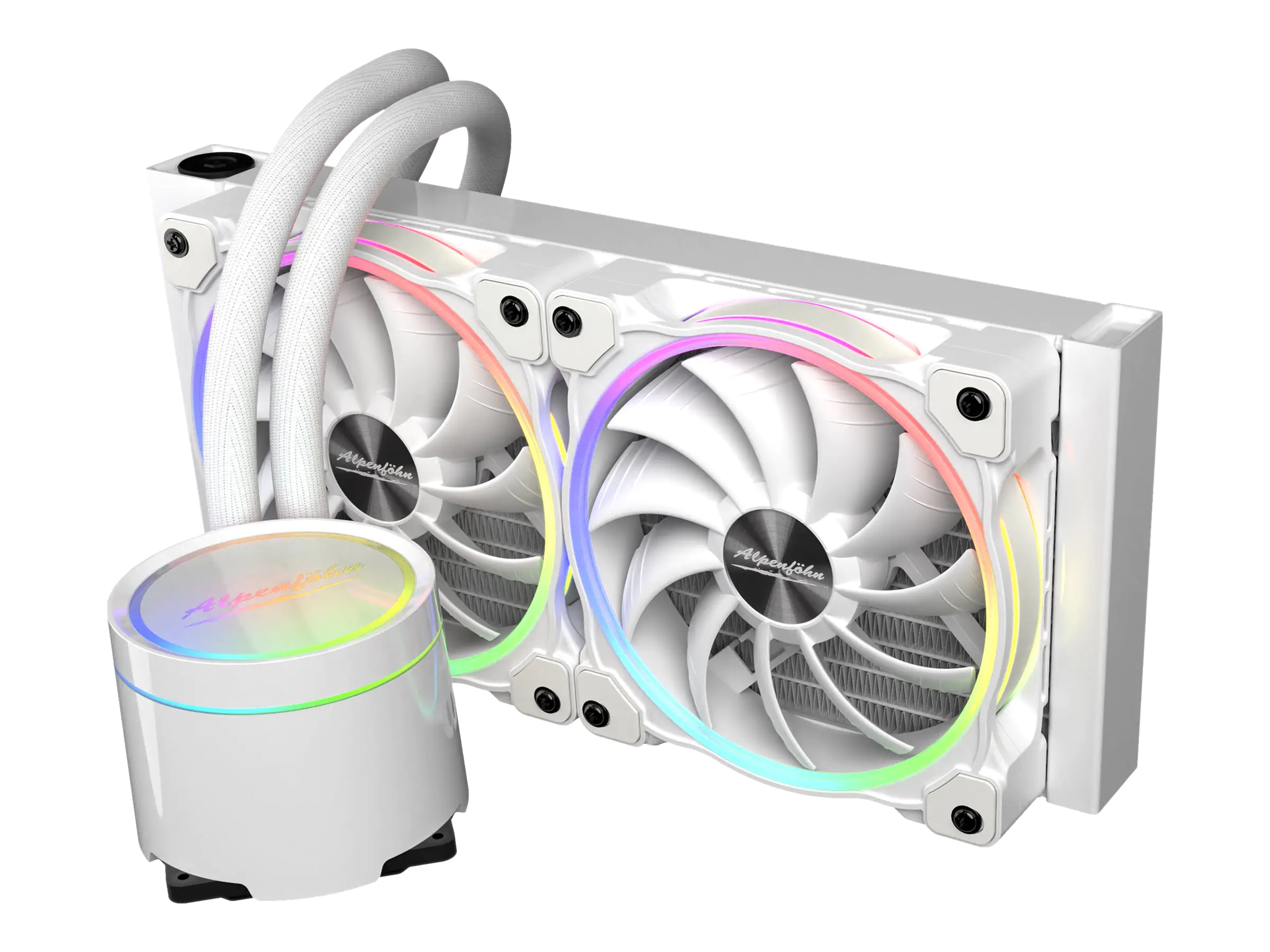 Alpenföhn Gletscherwasser 240 - Prozessor-Flüssigkeitskühlsystem - Kühlergröße: 240 mm - (für: LGA1156, AM2, AM2+, LGA1366, AM3, LGA1155, AM3+, LGA2011, FM1, LGA1150, LGA2011-3, LGA1151, AM4, LGA2066, TR4, sTRX4, LGA1200) 84000000193